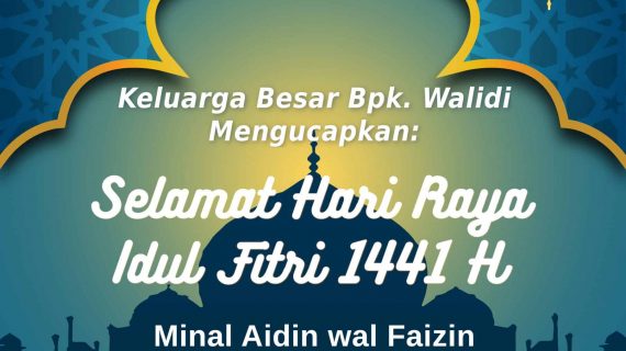 Selamat Hari Raya Idul Fitri 1441 H