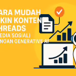 Cara Mudah Bikin Konten Threads (Media Sosial) dengan AI 🤖