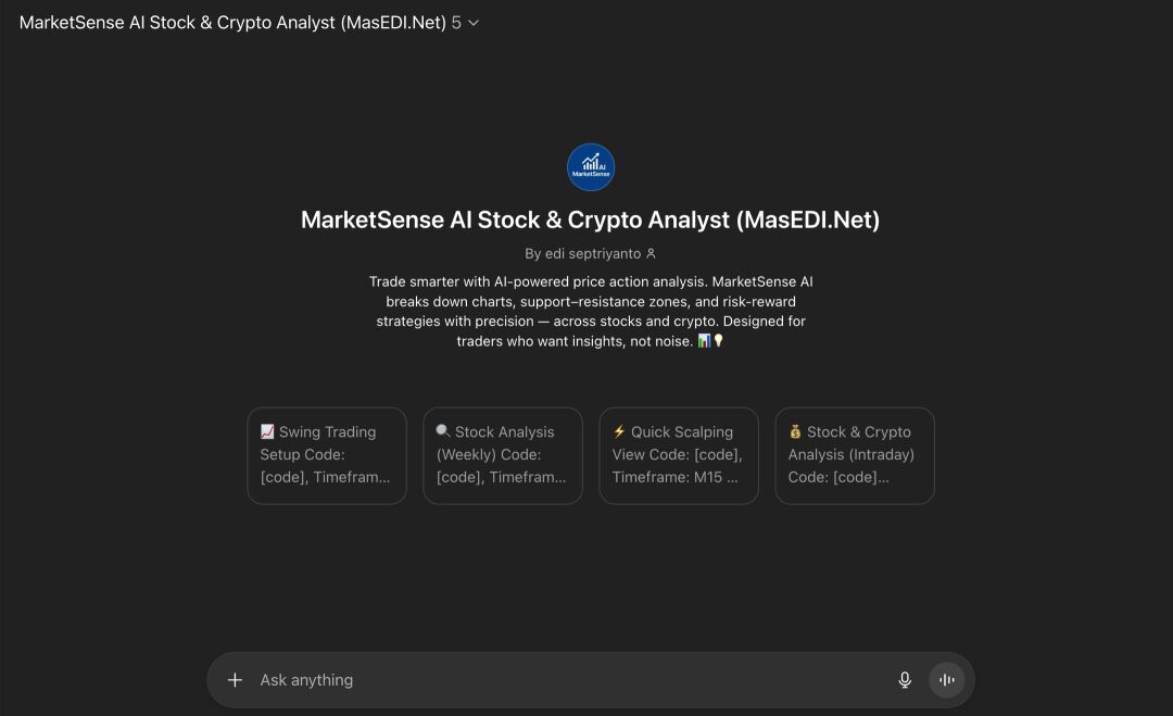 MarketSense AI - Analisis Saham & Crypto Berbasis Kecerdasan Buatan