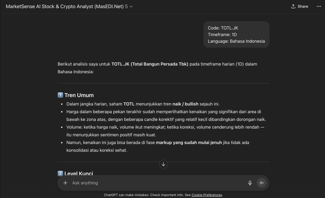 MarketSense AI - Analisis Saham & Crypto Berbasis Kecerdasan Buatan